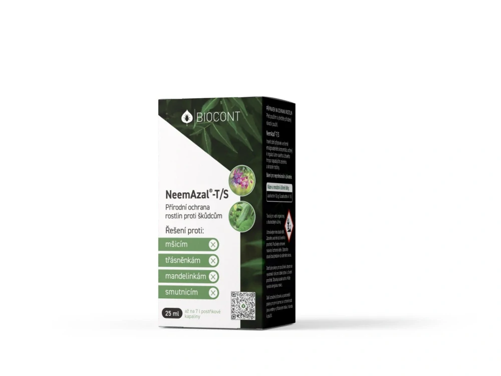 NeemAzal - biologický insekticidní přípravek proti savým a žravým škůdcům, 25 ml