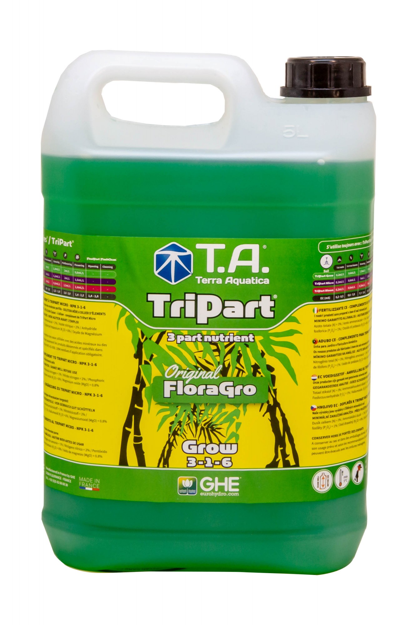 GHE FloraGro 5L (TriPart Grow)
