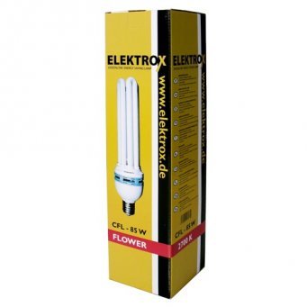 Úsporná CFL lampa ELEKTROX 85W, na květ i růst