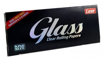 Průhledné papírky GLASS King Size, 40ks v balení