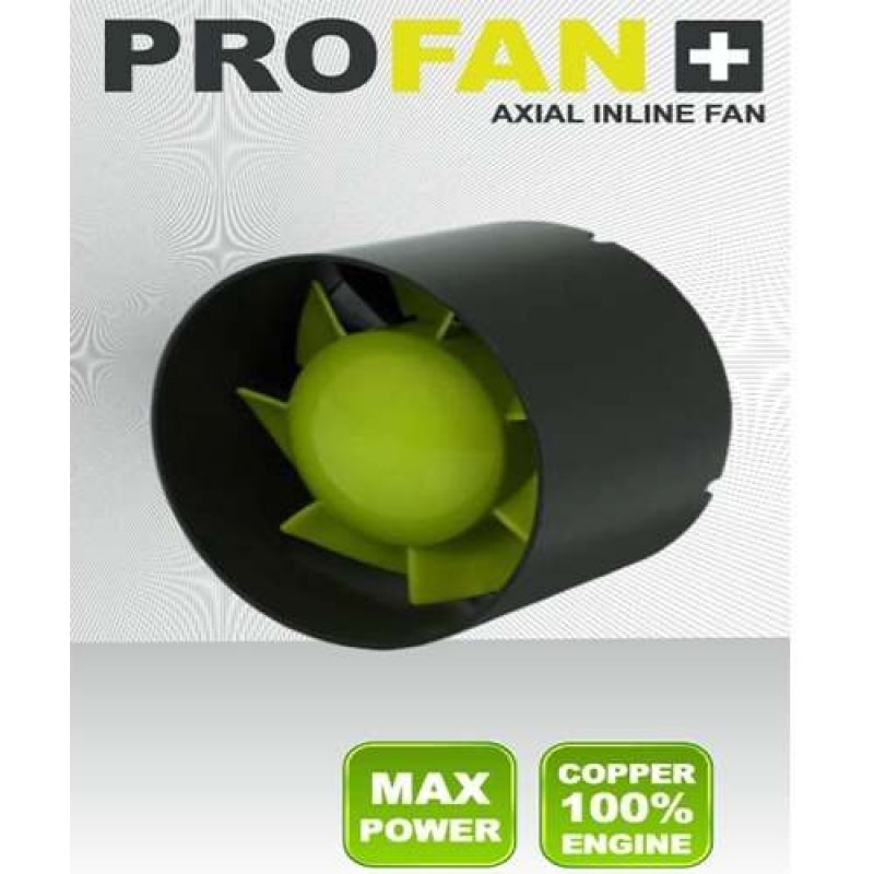 Garden High PRO - PROFAN Axial Inline Fan 100mm, 107m3/h