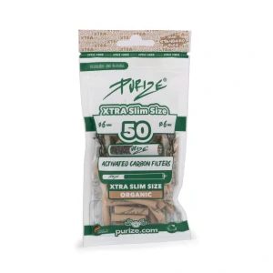 Purize XTRA Slim 6mm filtry Organic, PE sáček 50 ks