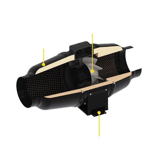 Ventilátor TT Silent/Dalap AP 200, 810/1020m3/h [QUIET]