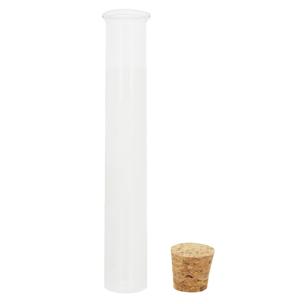 Pre-Rolls Qnubu California 120mm - skleněná dóza s korkovým špuntem