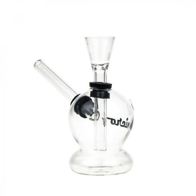 Skleněný bong Micro, 10cm, průhledný