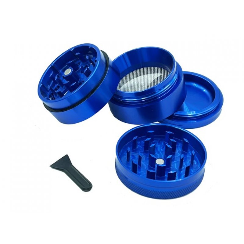 Kovová drtička Elements, průměr 62mm, 4-dílná