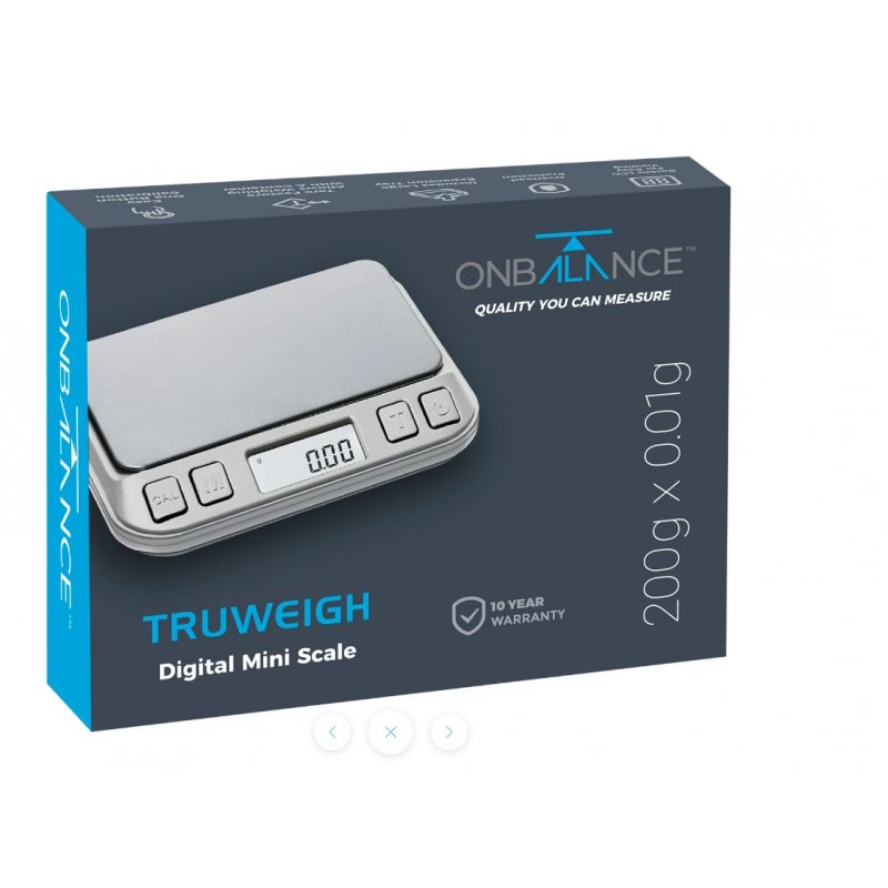 Váha Truweigh On Balance 200g/0,01g, stříbrná