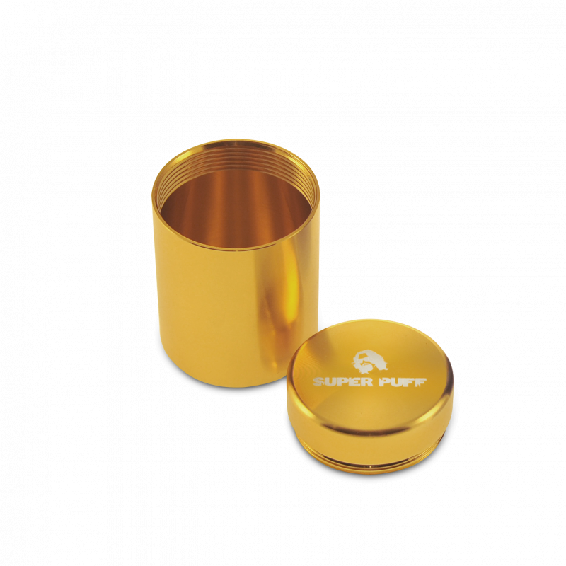 Super Puff hliníková krabička zlatá (72ml)