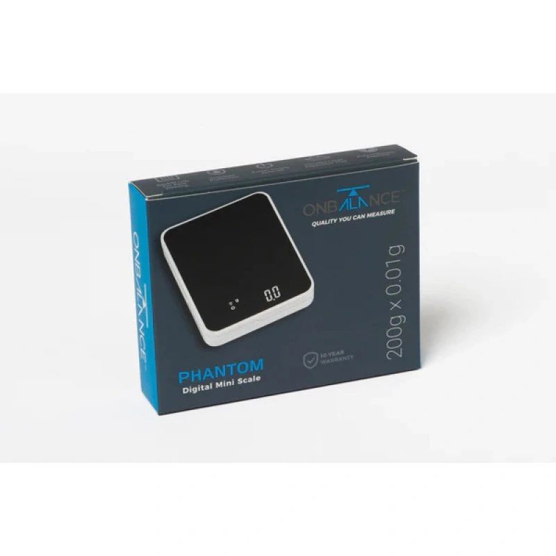 Váha ON BALANCE PHANTOM miniscale 200g/0,01g, bílá