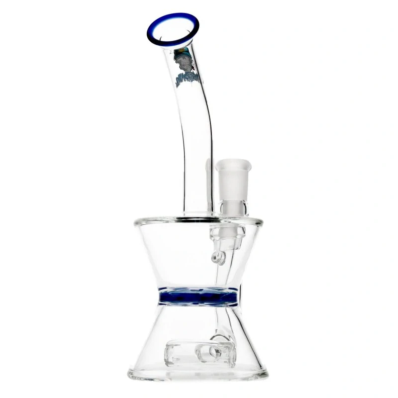 Skleněný bong Amsterdam Blue Glass, 18cm, 10mm