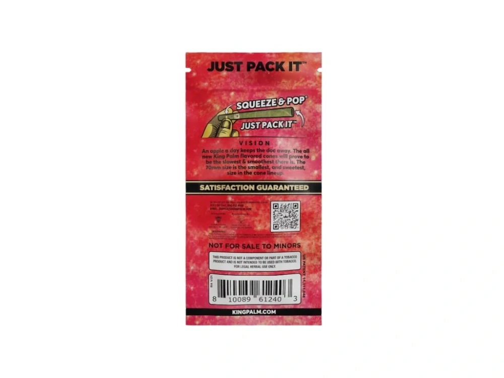 King Palm Dog Walker Palmový Blunt Red Apple