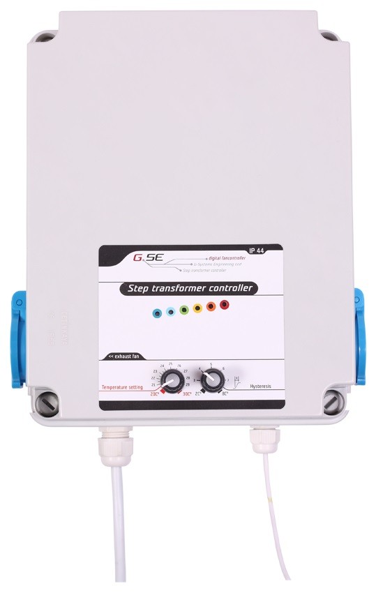 GSE Step transformer 2A - teplota/hystereze pro 2 ventilátory