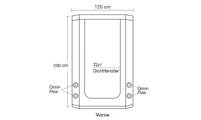 HomeBox Vista Triangle+ (120x85x200 cm)