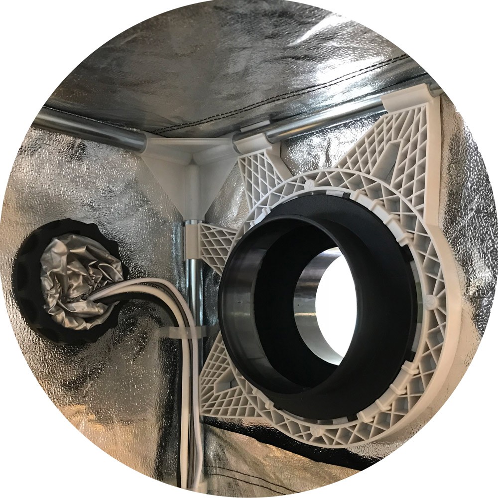 Secret Jardin Connector Ø150 mm - konektor pro Ducting Flange 25mm (Dark Room)