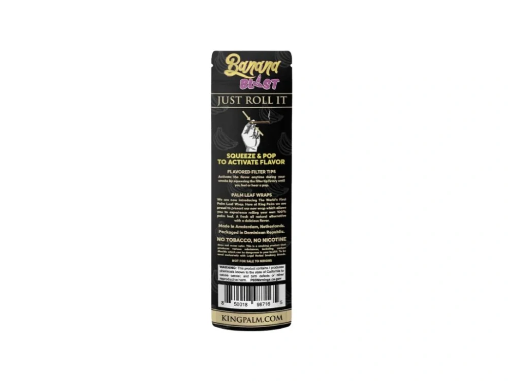 King Palm Wraps palmový blunt Banana Blast