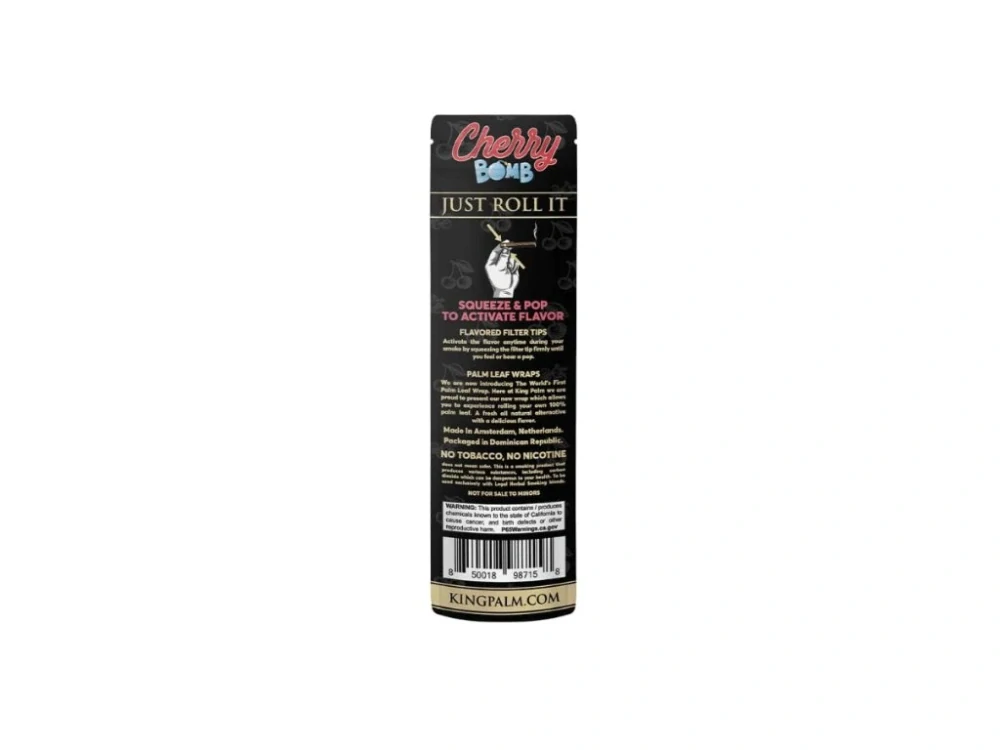 King Palm Wraps palmový blunt Cherry Bomb