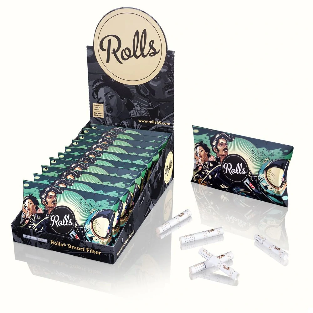 Filtry Rolls 69 filtry 6mm, 60 ks Pack Green