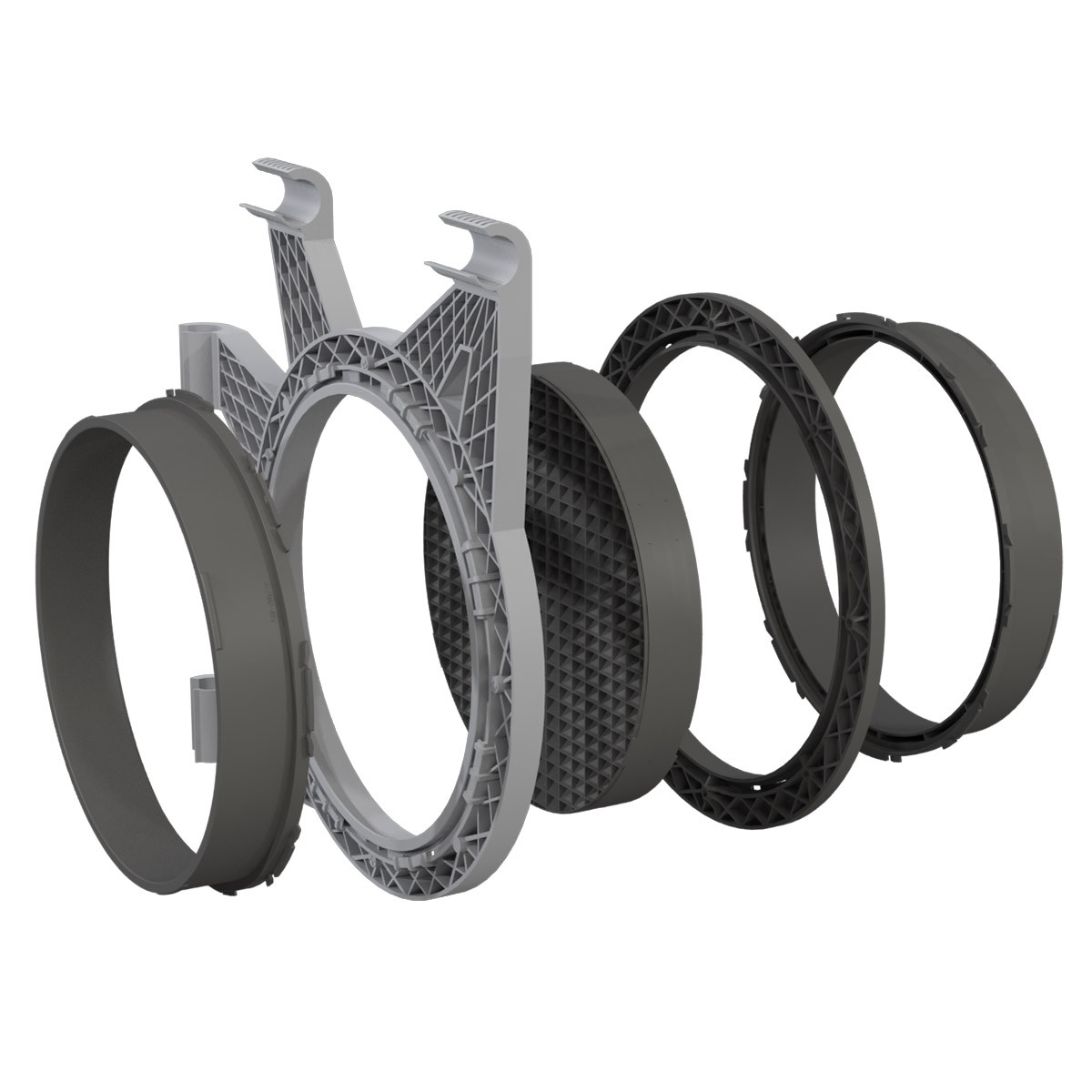 Secret Jardin Connector Ø250 mm - konektor pro Ducting Flange 25mm (Dark Room)