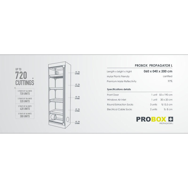 PROBOX Propagator L, 60x40x200cm
