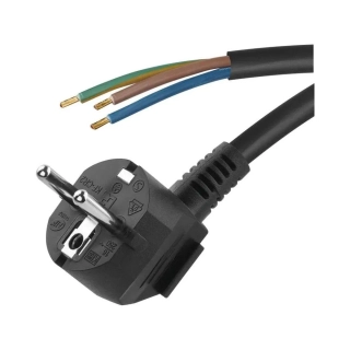 Napájecí kabel s EU zásuvkou 2m - volný konec