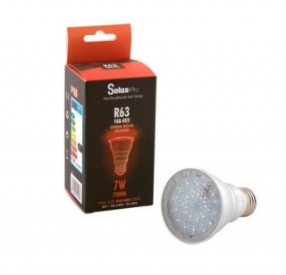 LED žárovka SOLUX Far Red E27 - 7W/730nm