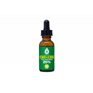 Fénixovy kapky 20% - CBD 10% + CBG 10%, THC 1%, 10ml
