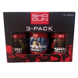 Shogun Terra Starter 3-Pack 750 ml, sada hnojiv