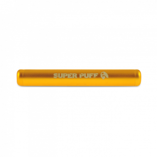 Super Puff kovová krabička na joint – zlatá