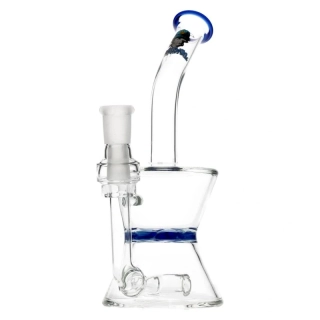 Skleněný bong Amsterdam Blue Glass, 18cm, 10mm