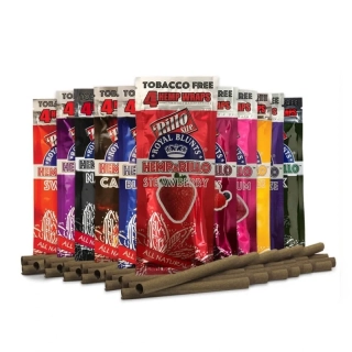 Hemparillo Hemp Wraps, 4ks bluntů v jednom balení. různé příchutě