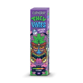 Euphoria THCV Disposable Vape Pen Northen Lights, 98% THCV, 2 ml